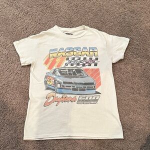 NASCAR White Cotton T-Shirt- Tillys size Small